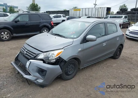 2021 Mitsubishi Mirage Carbonite Edition/Es/Le из США, поврежденный, VIN ML32AUHJXMH005095